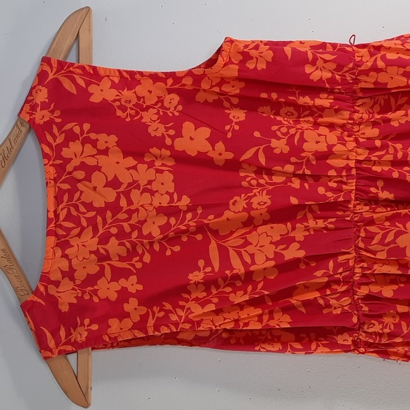 MOTHERHOOD MATERNITY PINK/ORANGE FLORAL DRESS SZ M. - Picture 9 of 10